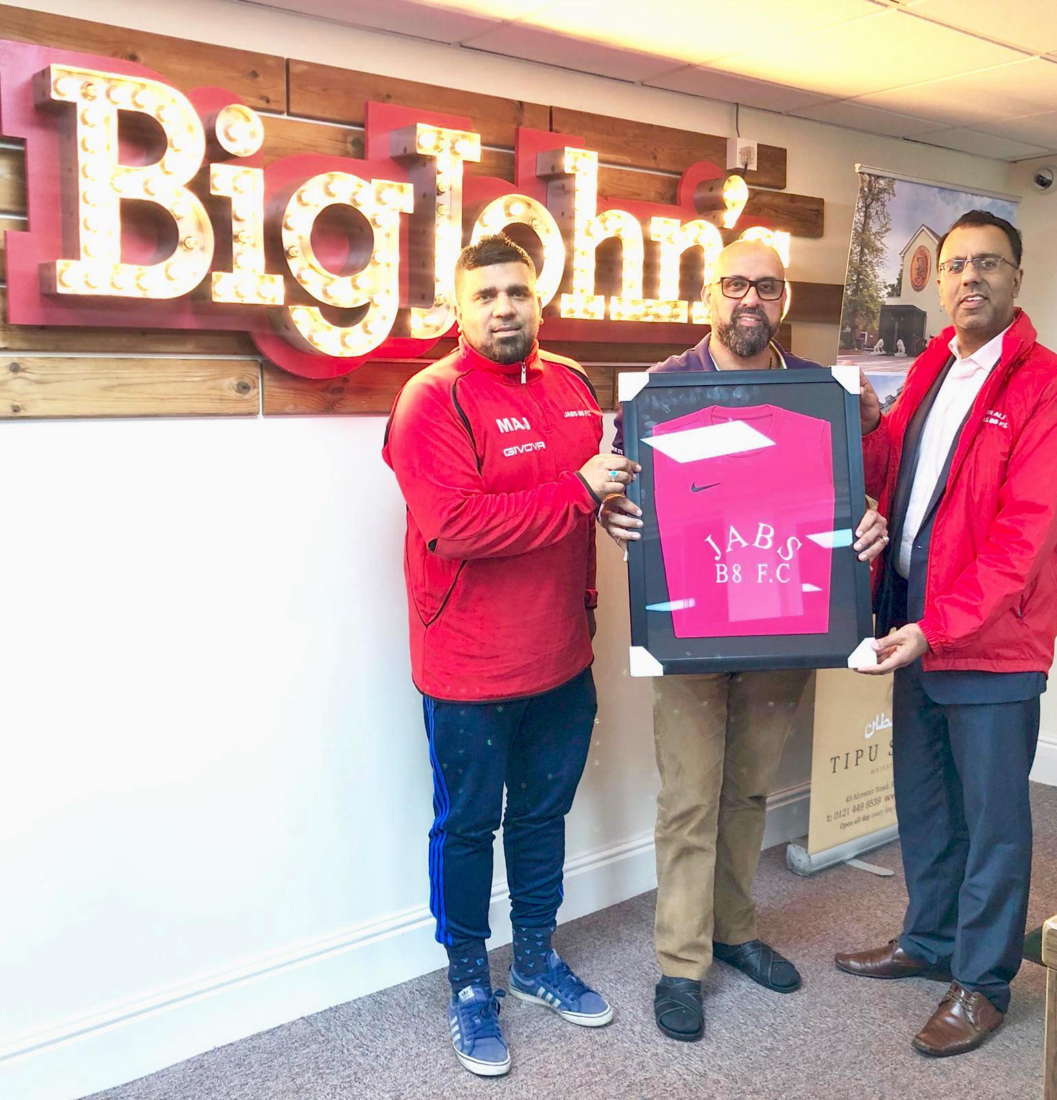 Mr Ali with JABS team at Big John's
