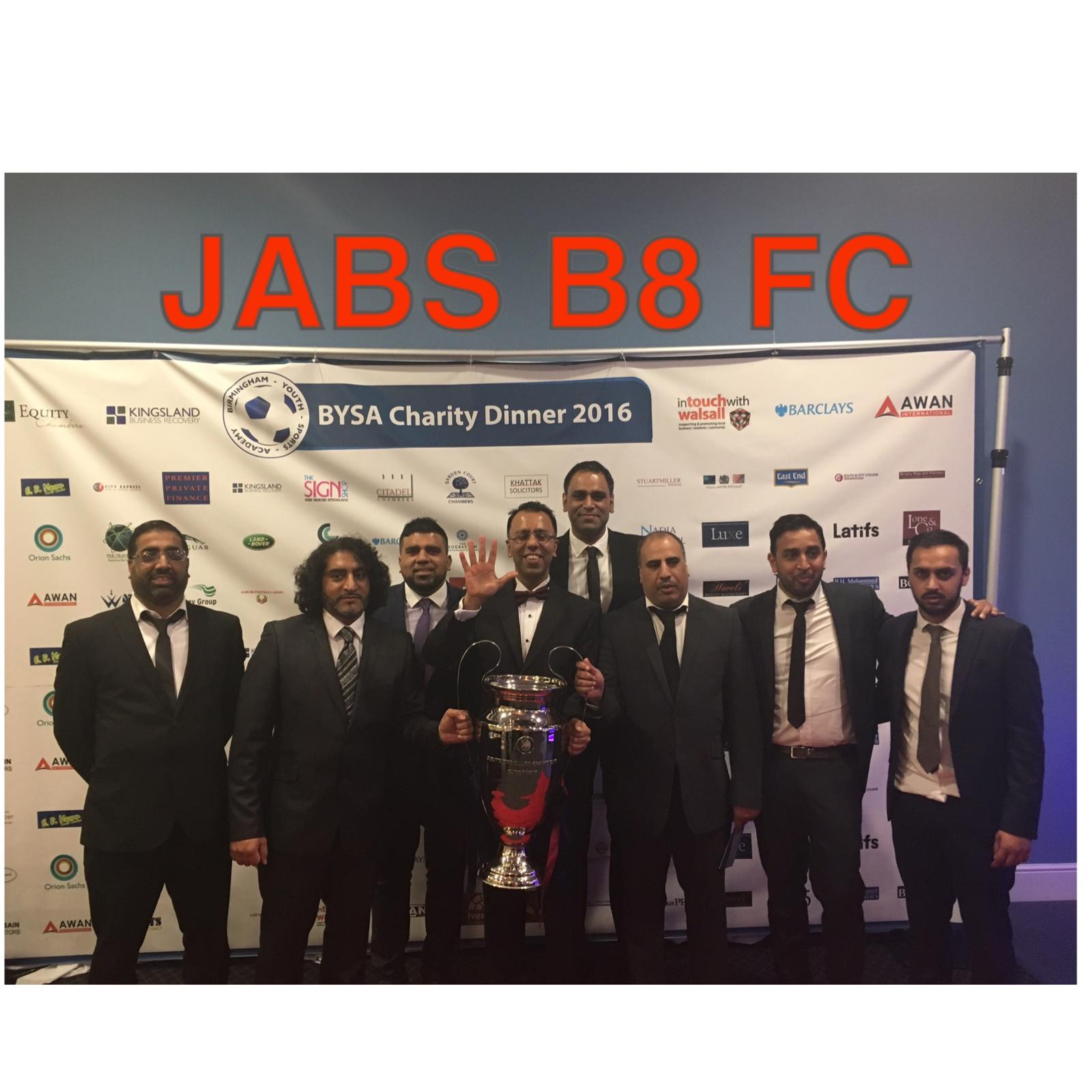 JABS B8 FC at the BYSA Charity Dinner 2016