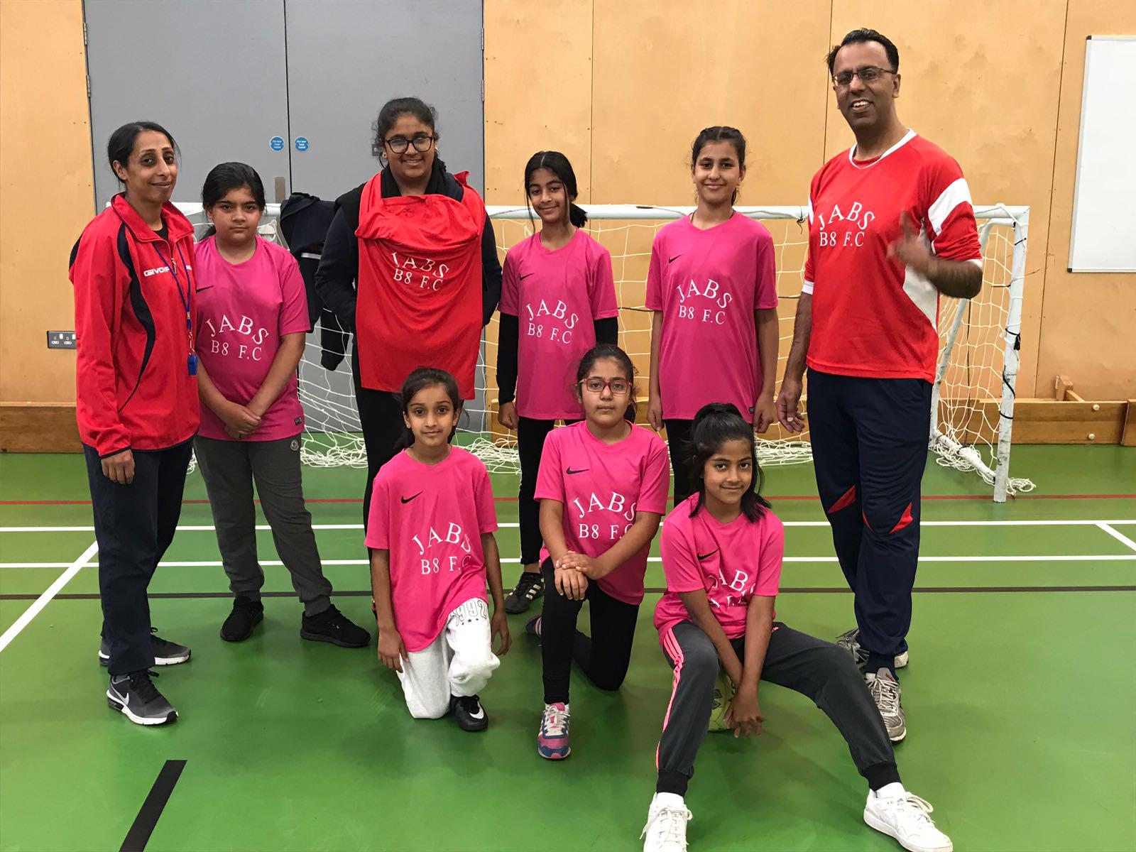 JABS girls' football team