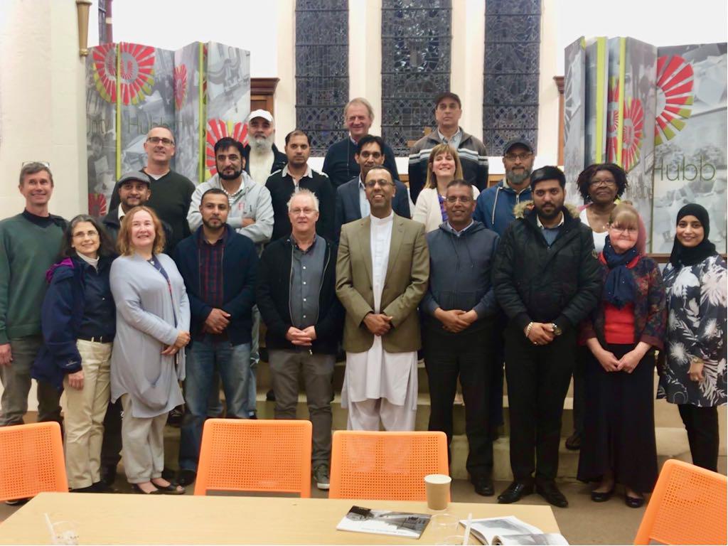 Mr Ali with interfaith community group